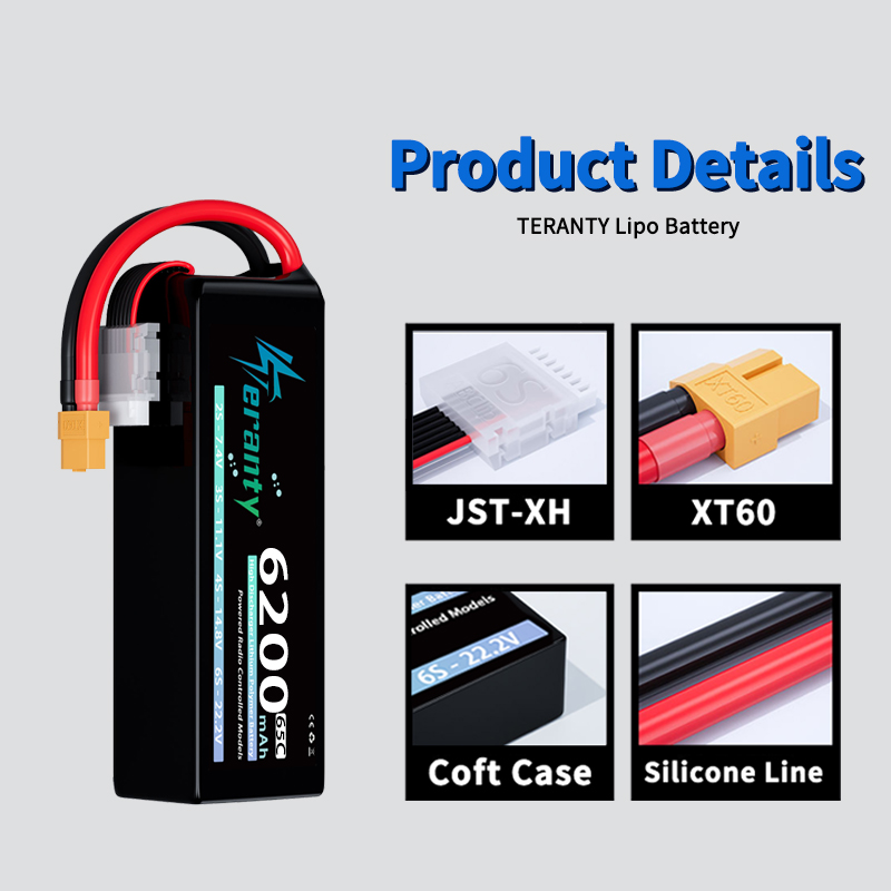 بطارية ليثيوم بوليمر TERANTY 6 - مراجعة Drone Battery Plate وسعره