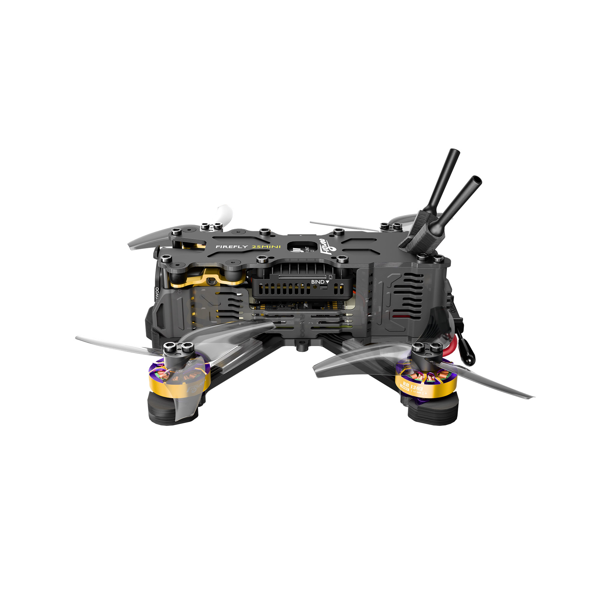 طائرة فلاي وو فايرفلاي 25MINI  - مراجعة Drone Battery 4S وسعره