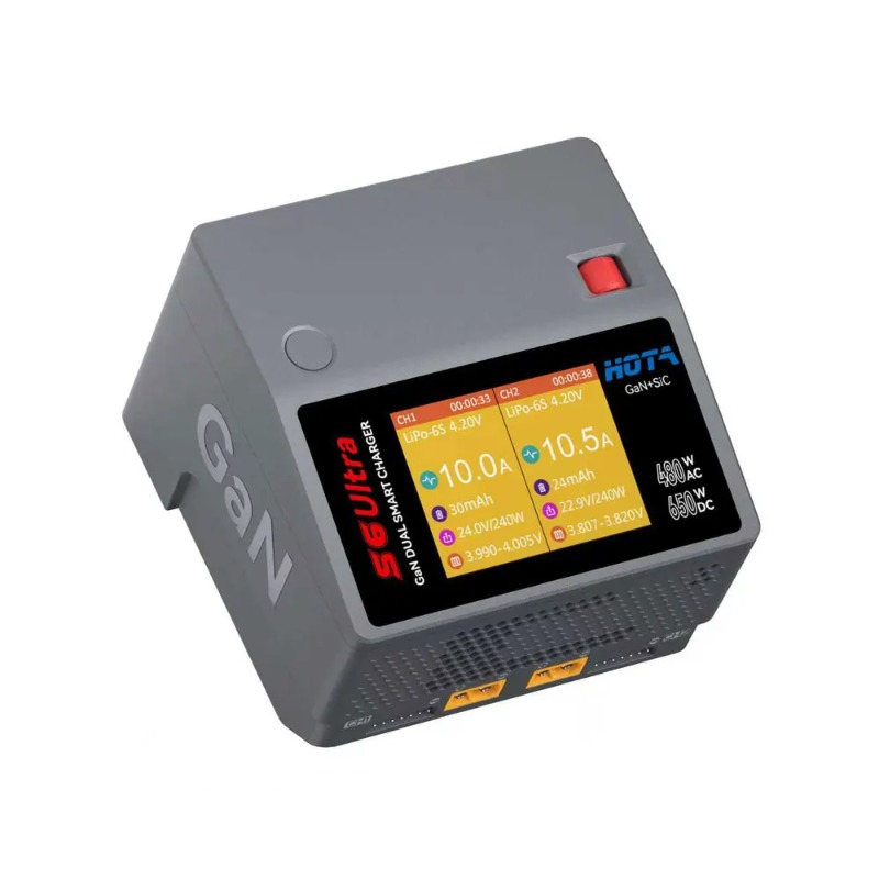 شاحن HOTA S6 Ultra ثنائي القنو - مراجعة Drone Battery Balance Charger وسعره